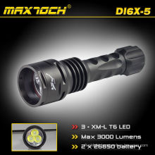 Maxtoch DI6X-5 3*Cree 3000LM Waterpoof T6 Tactical Flashlight